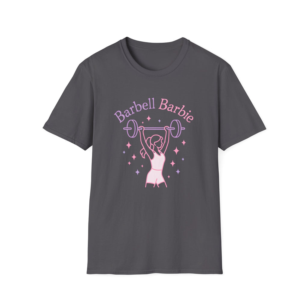 Barbell Barbie Lifts Weights T-Shirt