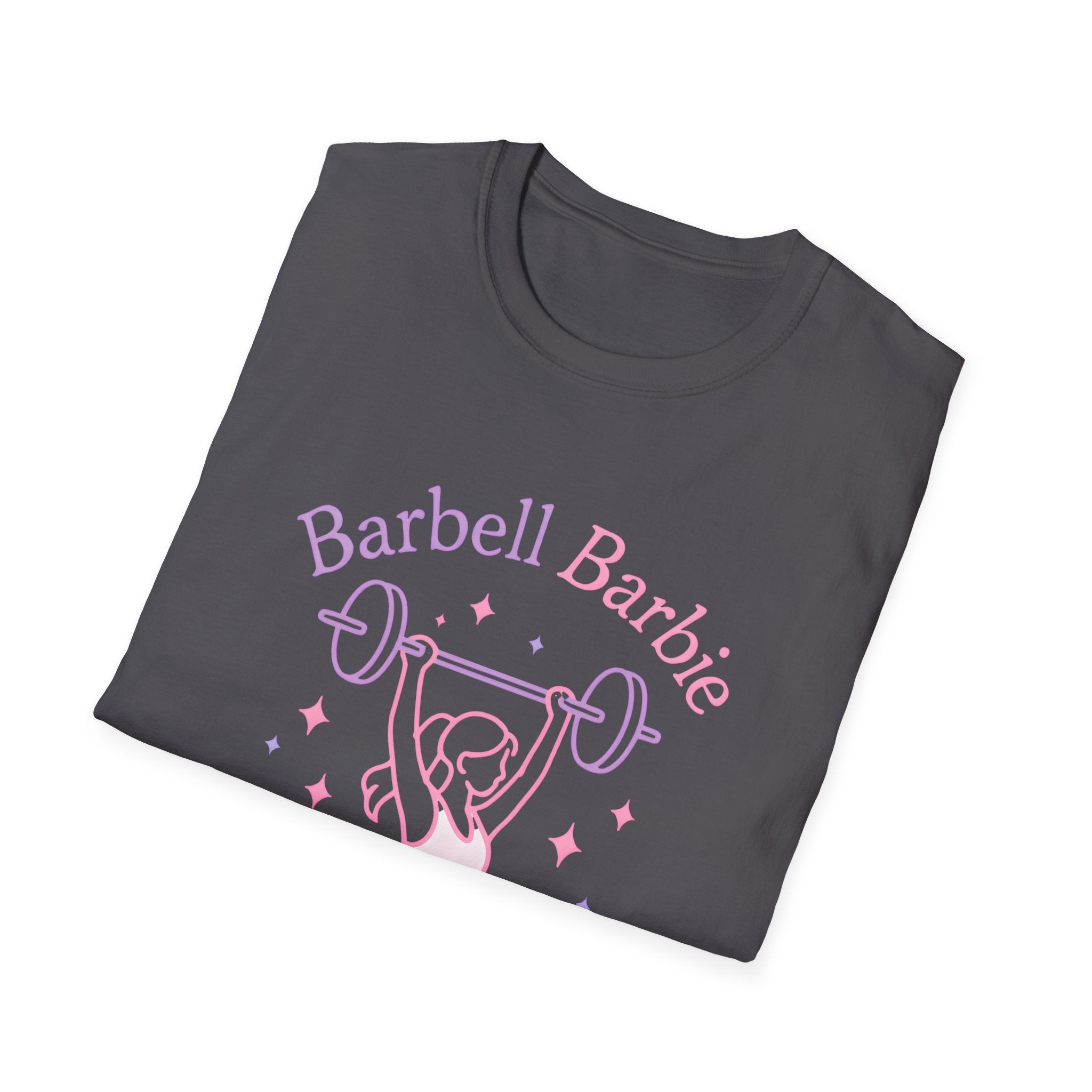 Barbell Barbie Lifts Weights T-Shirt