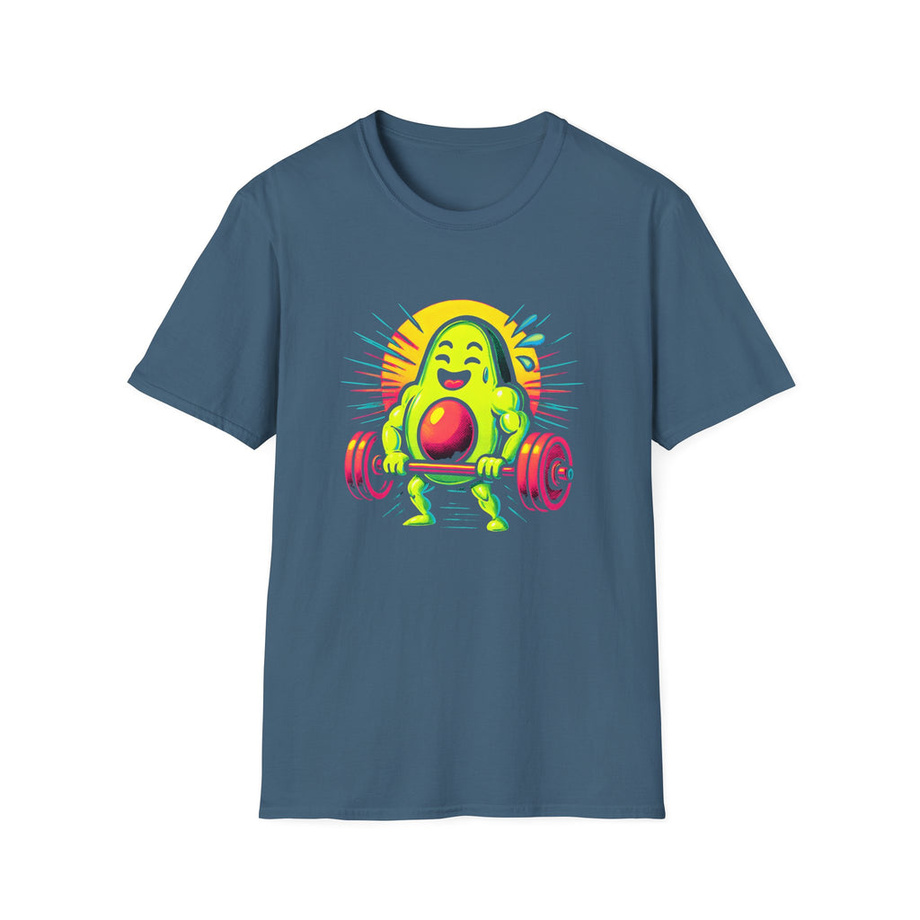 Cheerful Weightlifting Blob T-Shirt
