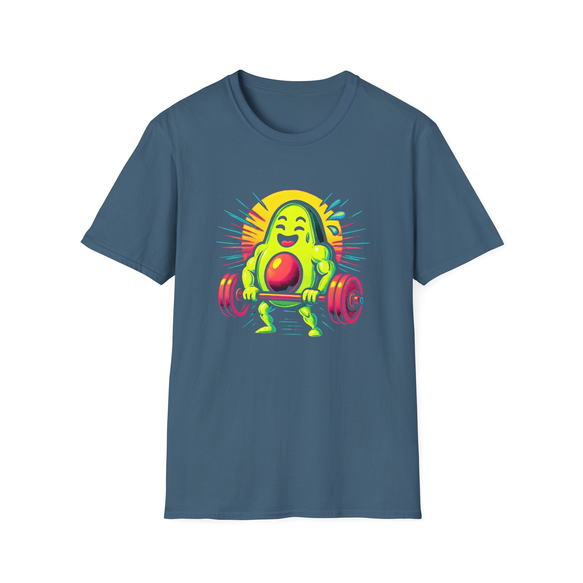 Cheerful Weightlifting Blob T-Shirt