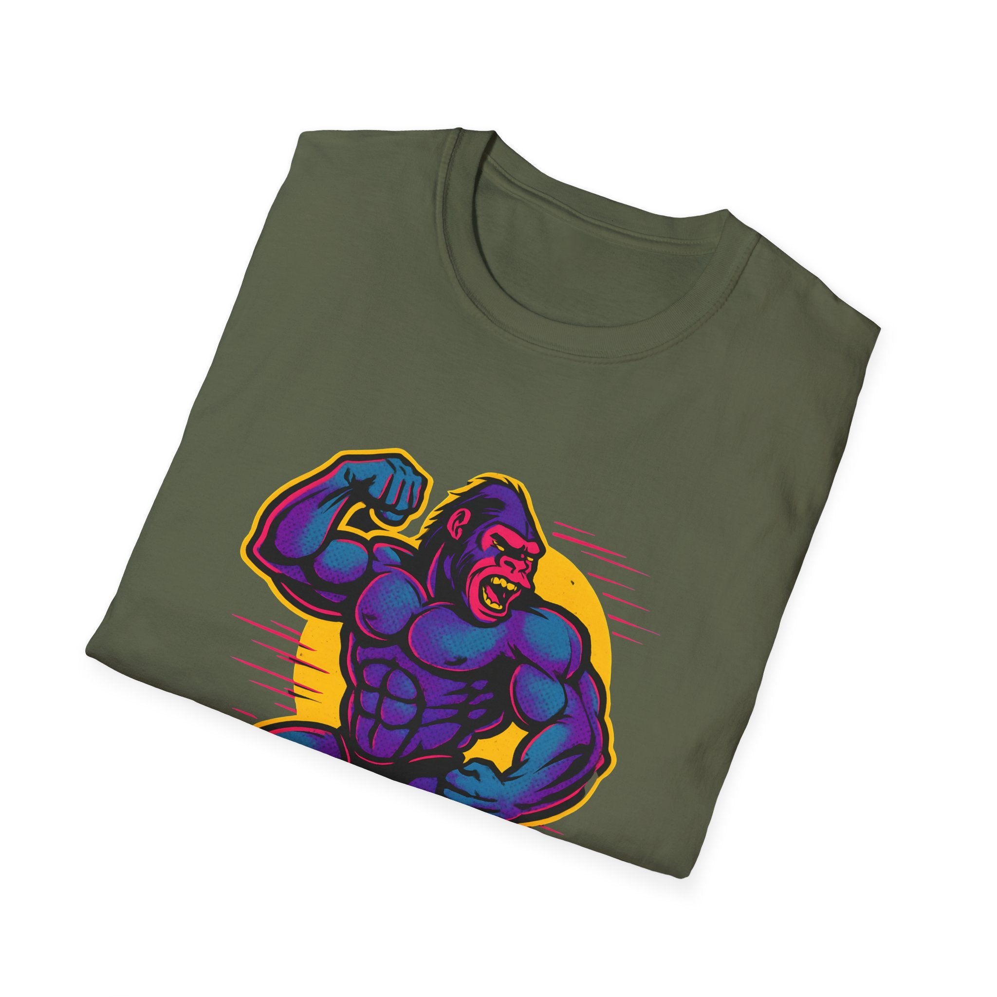 Purple Muscle Gorilla T-Shirt