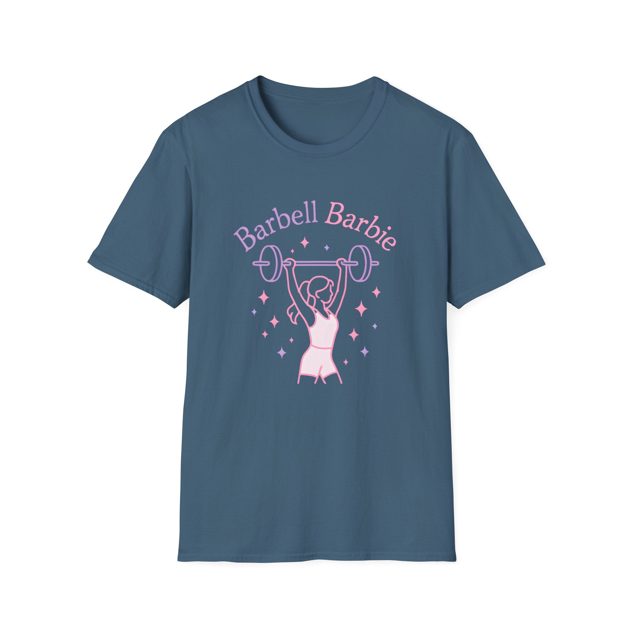 Barbell Barbie Lifts Weights T-Shirt