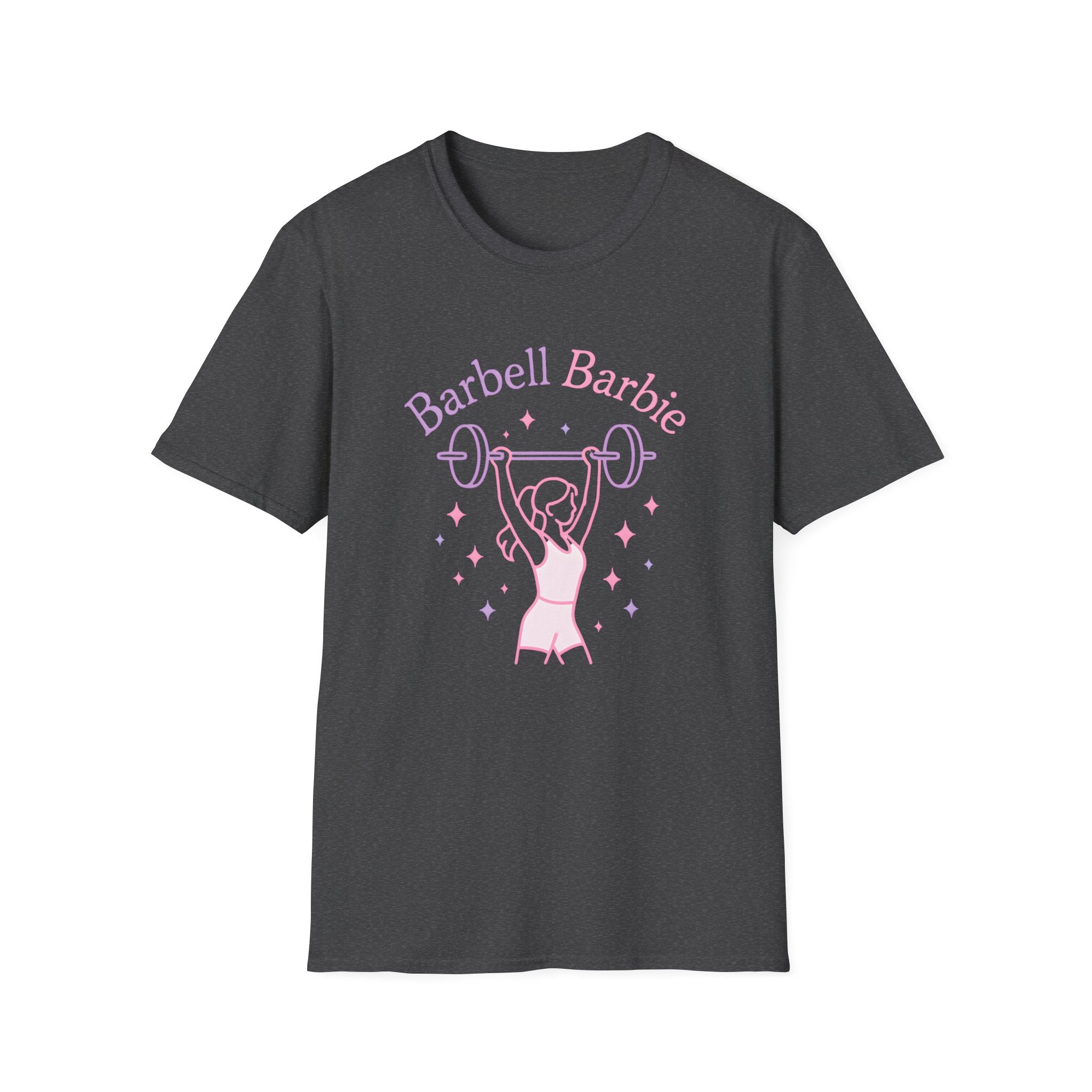 Barbell Barbie Lifts Weights T-Shirt