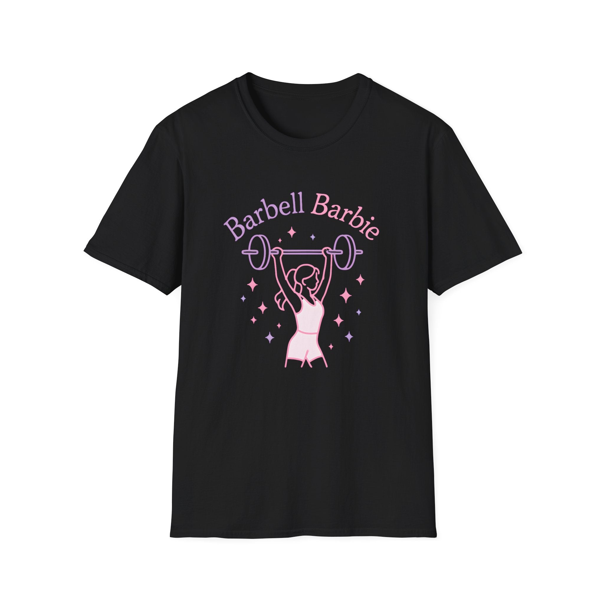 Barbell Barbie Lifts Weights T-Shirt