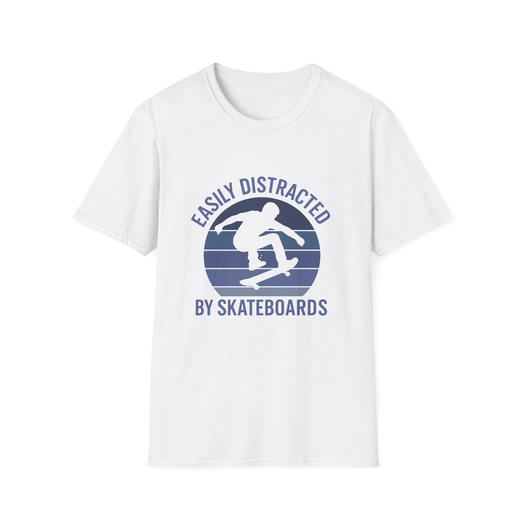 Easily Distracted by Skateboards T-Shirt