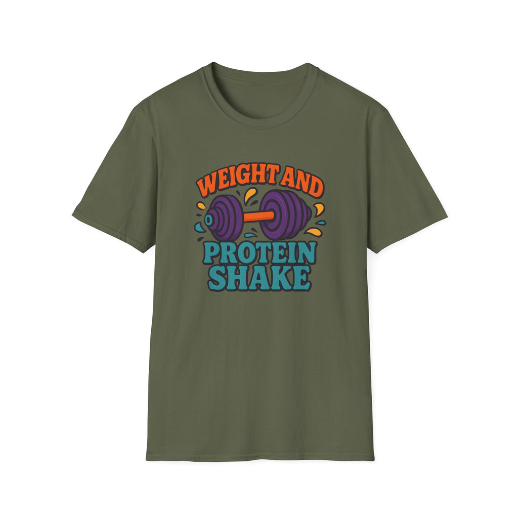 Weight and Protein Shake T-Shirt